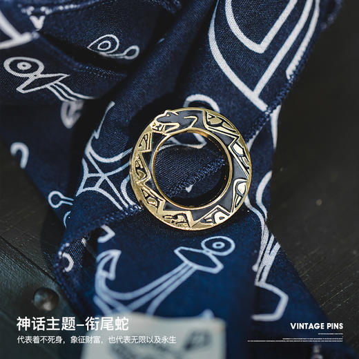 马登女装 日系复古vintage珐琅蝴蝶扣胸针阿美咔叽徽章玩物配饰潮 商品图4