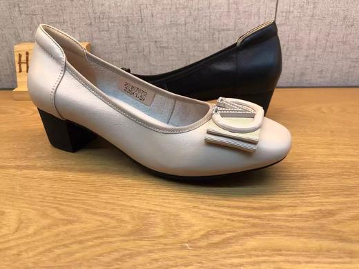 豪行春季新品时尚休闲真皮浅口女鞋工装鞋22167672 商品图1