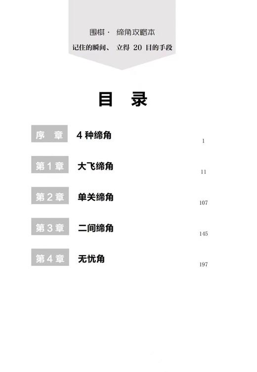 《围棋缔角的攻略本》鹤山淳志著 商品图2