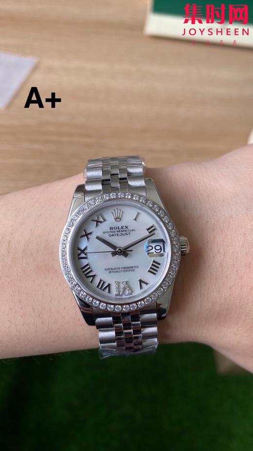 【钻圈款】劳力士日志型31系列 女士腕表 贝母面
机芯：搭载改Cal.2236 商品图8