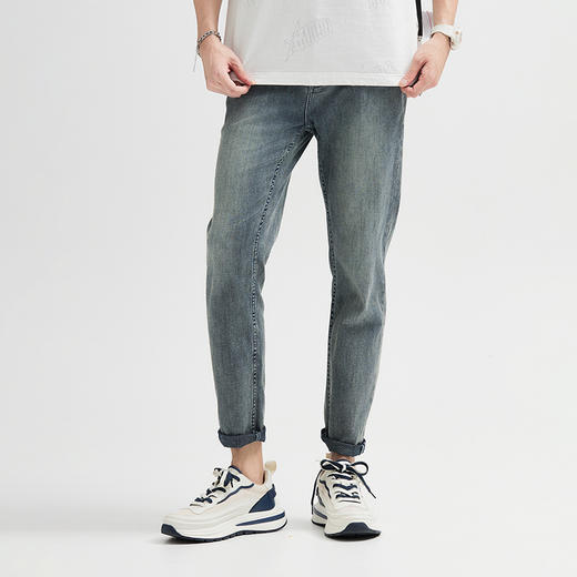 【新品上新】HX 夏季水洗牛仔九分裤S210420080101 商品图0