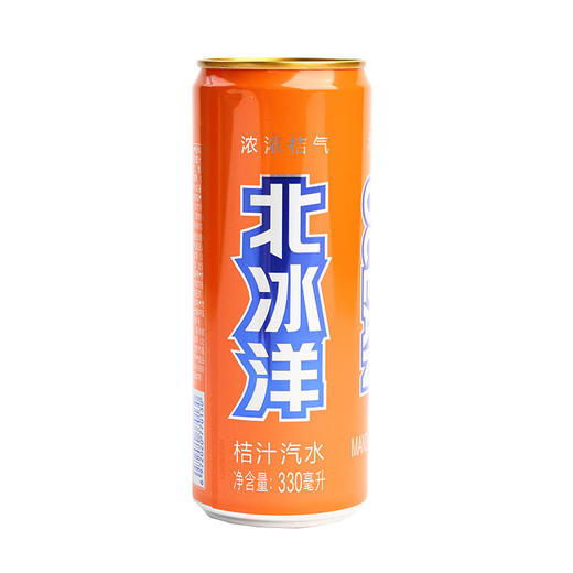 北冰洋桔味汽水罐装330ml*6罐 商品图0