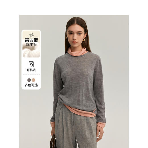 Teenie Weenie小熊卡通毛衣女冬季毛衫TTKW248907Y 商品图0