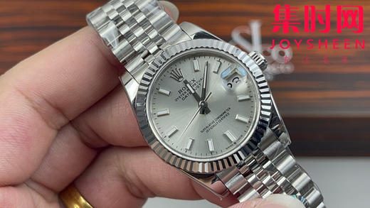 劳力士日志型31系列 女士腕表 银色条丁面
机芯：搭载改Cal.2236 商品图0