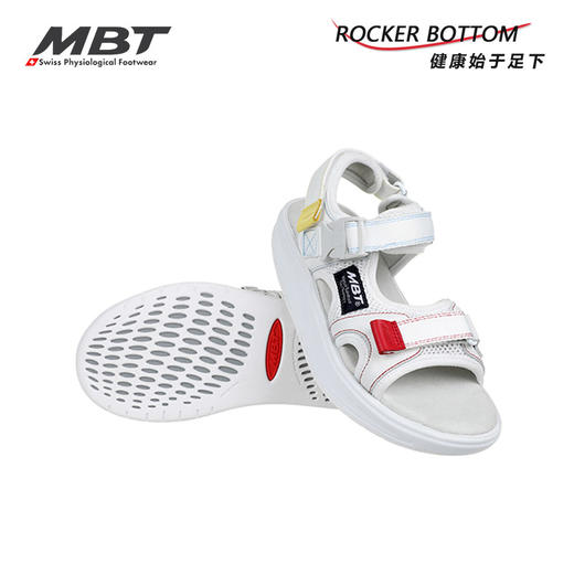 MBT足健康鞋女厚底休闲运动凉鞋 足弓支撑 增高魔术贴牛皮 KISUMU 商品图3