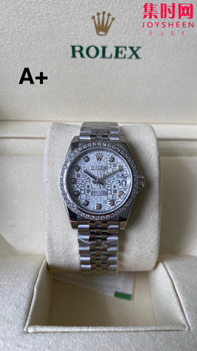 【钻圈款】劳力士日志型31系列 女士腕表 字母面
机芯：搭载改Cal.2236