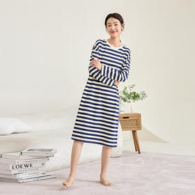 康妮雅男式女式情侣款长袖长裤套头套装/睡裙