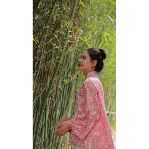 【抖音专属】桃花仙子-立领马甲（24804909Y-琉璃） 商品图1