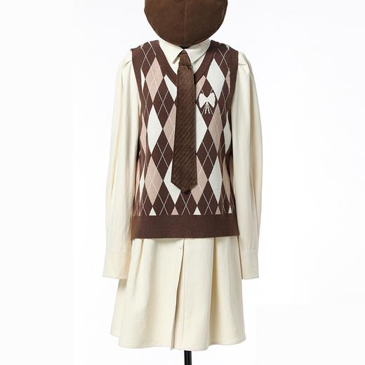 Famecoco范可儿学院风减龄连衣裙套装FAB8EA041 商品图0