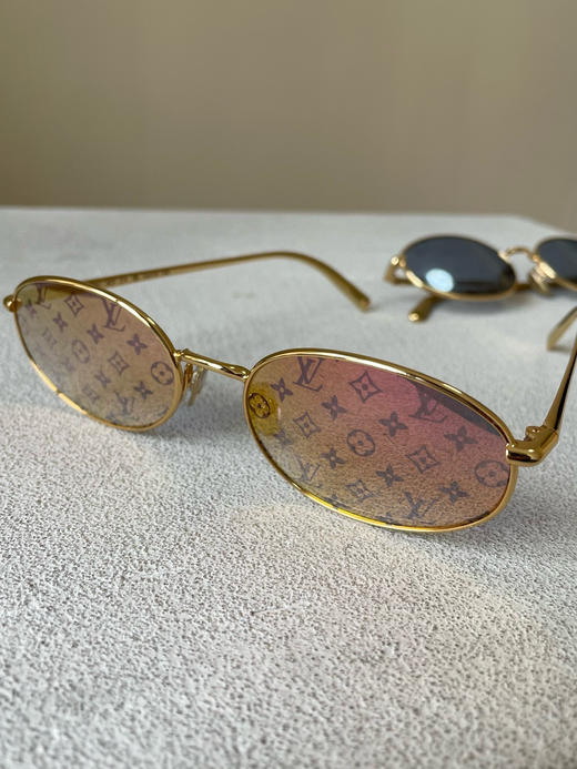 太阳镜 防紫外线   自己备注颜色灰色 ！粉紫色 商品图7