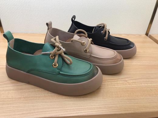 豪行22338391真皮复古休闲平跟女鞋单鞋皮鞋 偏小 建议拍大一码 商品图4