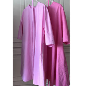 LILIAN ZHANG—定制—法式风—甜美邂逅、圆领宽松A型连衣裙  2201069