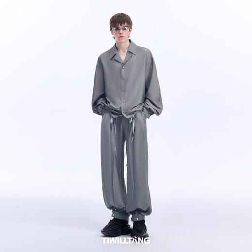 TIWILLTANG启世录“亚颂铉祐”西装领廓版衬衫套装 商品图4