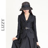 LIZZY早秋收腰优雅时尚西装外套西服上衣（配腰带）8089 商品缩略图1