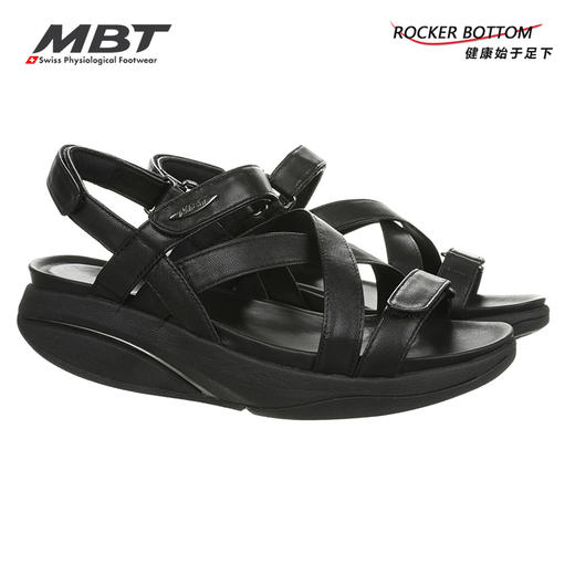 MBT足健康鞋女厚底休闲凉鞋足弓支撑 足跟痛 增高提臀 羊皮KIBURI 商品图5