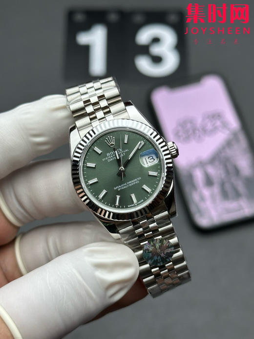 劳力士日志型31系列 女士腕表 薄荷绿
机芯：搭载改Cal.2236 商品图1