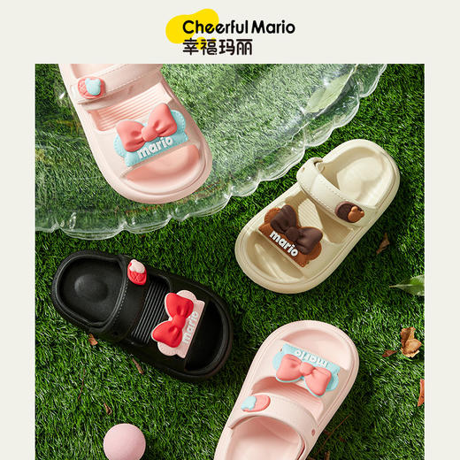 儿童洞洞鞋夏季亲子防滑沙滩童拖鞋女童卡通儿童凉鞋女孩可爱卡通 商品图1