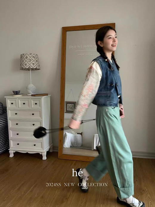 牛仔马甲 商品图1