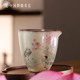 问鼎哥窑桃溪公杯（莲蓬鸭子）