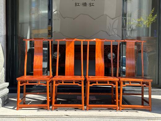 红桥红  家具严选  缅甸花梨（大果紫檀）【马未都 S背 灯挂椅】 商品图3