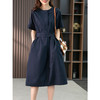 87021原形法式气质衬衫连衣裙女2024春夏季新款韩版收腰显瘦裙子中长款 商品缩略图1