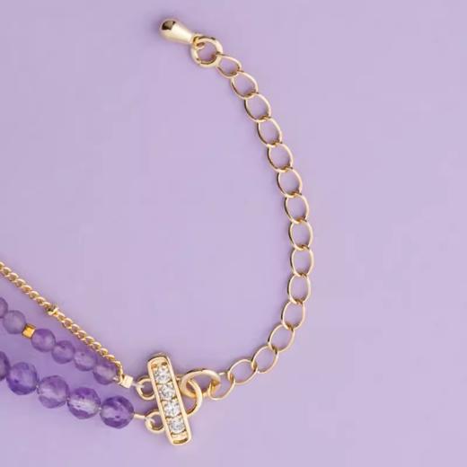 幻彩紫晶 多层手链 商品图3