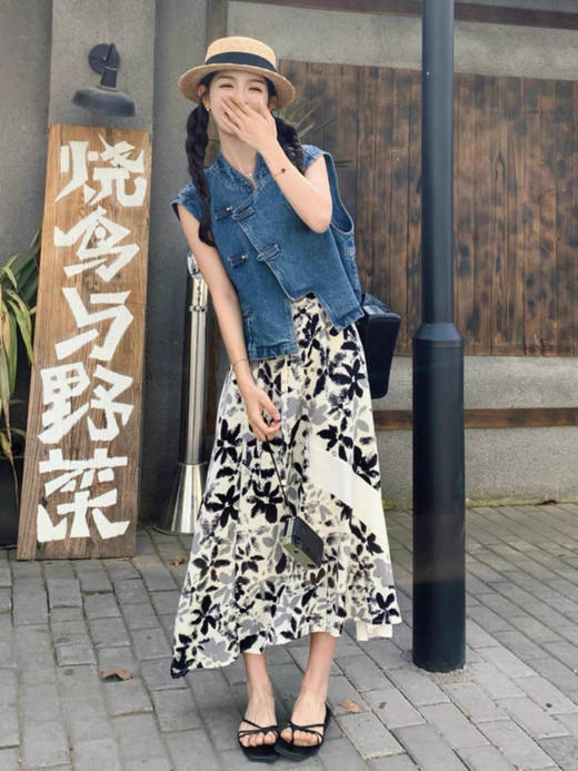 牛仔马甲 商品图2