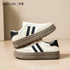 西遇厚底德训鞋女新款早春超火阿甘板鞋百搭配裙子休闲小白鞋V3347369 商品缩略图4