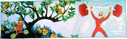 TEAM CHINA 大闹天宫运动速干巾 举重 商品图0