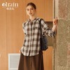 
OLrain欧芮儿法式格子长袖衬衫女早秋2024年新款通勤字刺绣上衣 商品缩略图0