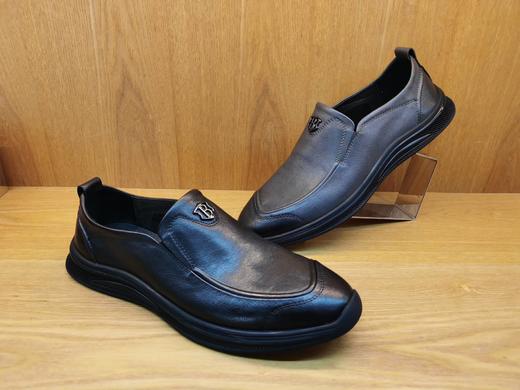 豪行春季商务休闲真皮套脚男单鞋11159518 商品图0