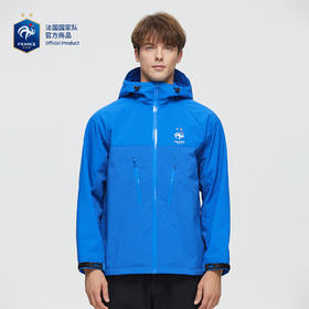 【官方正版】法国国家队丨户外防风夹克足球迷蓝色队徽款姆巴佩周边