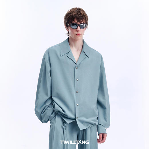 TIWILLTANG启世录“亚颂铉祐”西装领廓版衬衫套装 商品图1