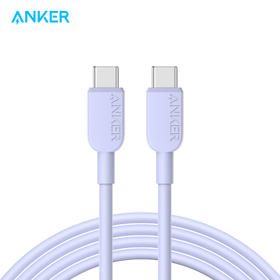 【热销】 Anker安克 双Type-C快充数据线 适用于MacBook 华为小米手机双头PD快充 A81E1/2