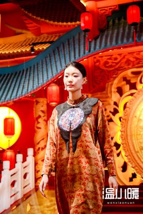 【2026东衣作】凤穿牡丹-云肩（22805032BY玄黑）