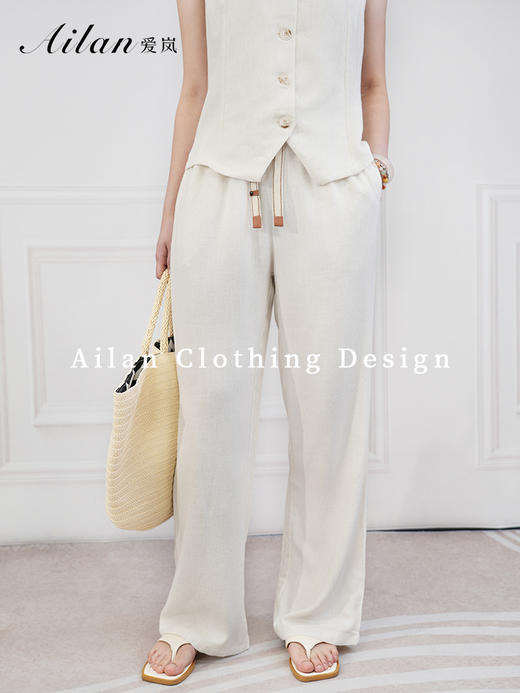 AVANN小香风亚麻套装&复夏牛仔连衣裙 商品图7