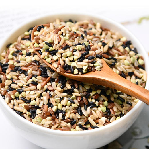 美丽农庄有机五色糙米 健身饱腹杂粮米饭410g/罐 商品图3