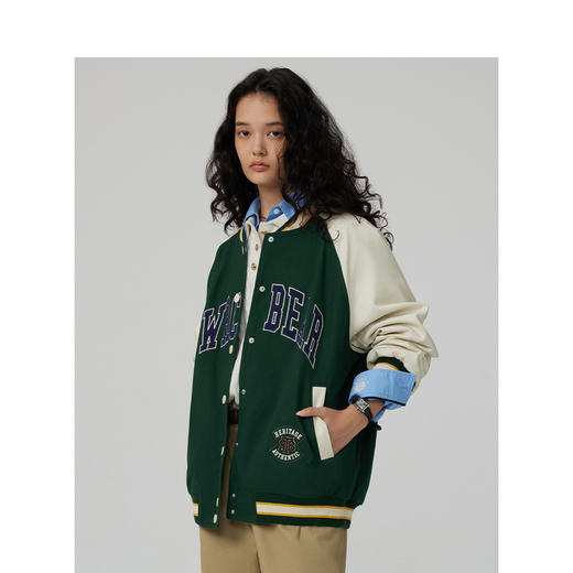 Teenie Weenie小熊字母撞色外套女冬季女外套TTJJ244903P 商品图2