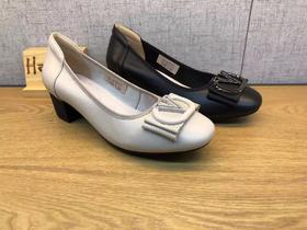 豪行春季新品时尚休闲真皮浅口女鞋工装鞋22167672