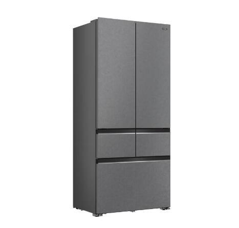 美菱（12406）510\511L法式多门四门超薄嵌入式底部散热风冷无霜一级能效全空间除菌厨房家用电冰箱双变频大容量 BCD-511WQ6F羽墨岩【旋翼变轴零嵌入】 商品图0