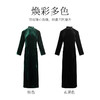 【林栖设计小店】（现货）真丝丝绒改良旗袍2024秋季新品国风高开衩显瘦复古上衣女1943109 商品缩略图10