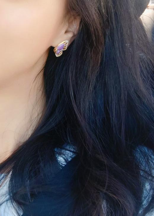 「福蝶」幸运耳饰·紫气东来 商品图4