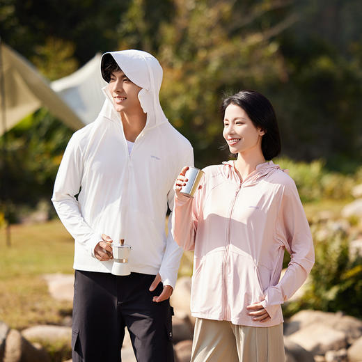 云朵原纱防晒衣女黑胶大帽檐可拆卸夏季男户外防紫外线冰感防晒服 商品图2