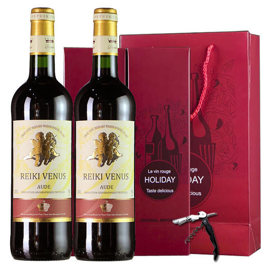 【佩顿酒庄！进口红酒2支礼盒装】法国原装进口，酒庄直供，甄选优质原料酿造，高端14度干红葡萄酒，年货礼盒L 商品图3