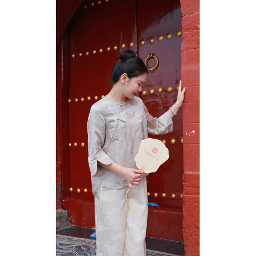 【2026东衣作】斜襟小衫（24710765地籁） 商品图4