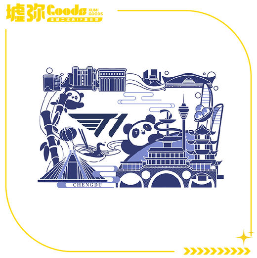 T1-城市明信片-成都 商品图0