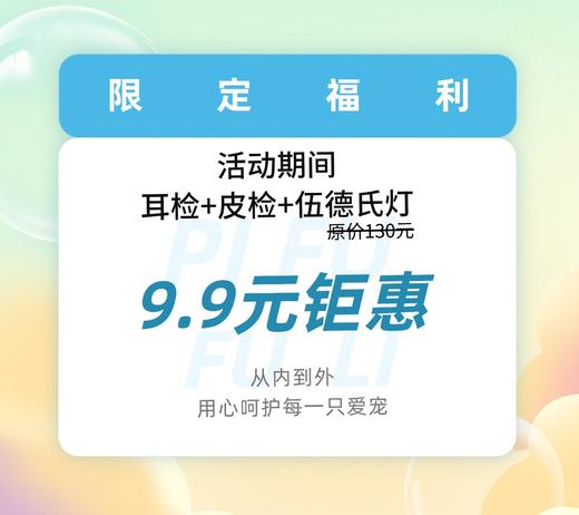 限定福利 耳检+皮肤镜检+伍德氏灯 商品图0