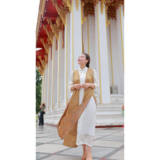 【2026东衣作】V领马甲（24804915B佛手） 商品图5