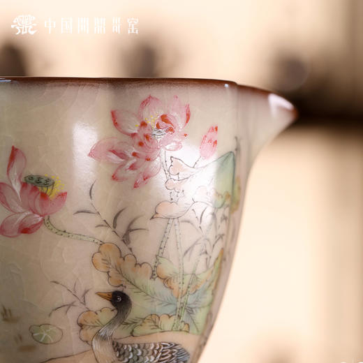 问鼎哥窑桃溪公杯（莲蓬鸭子） 商品图4