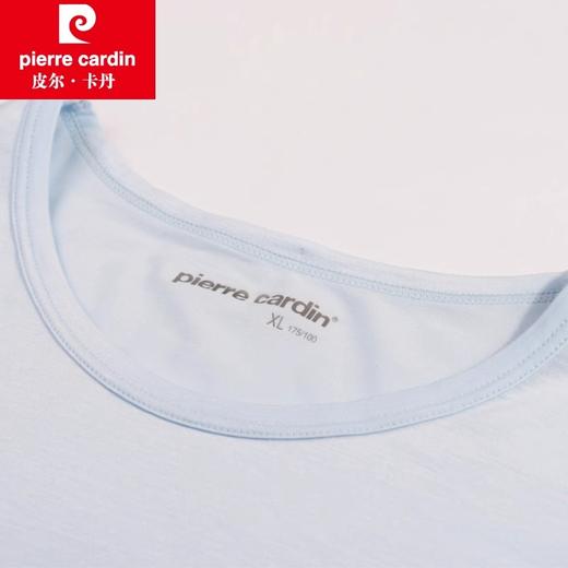 【惊喜价】皮尔卡丹男天丝弹力圆领短袖T恤衫修身时尚打底衫 商品图2
